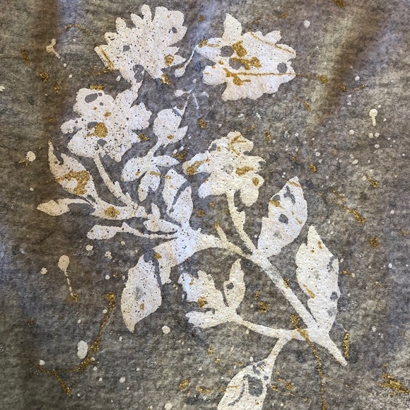 Anthropologie Knitted & Knotted size Medium Painted Floral Soft Cozy $178 NEW - Picture 9 of 16